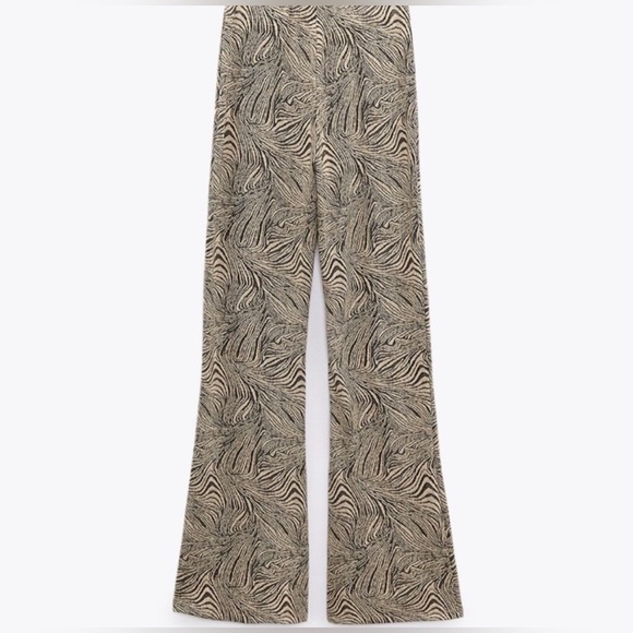 ZARA camel ocsuro pants - Picture 1 of 2